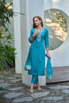 Tew Vatican Kurti Bottom With Chanderi Jcard Dupatta Wholesale Suppliers In Mumbai